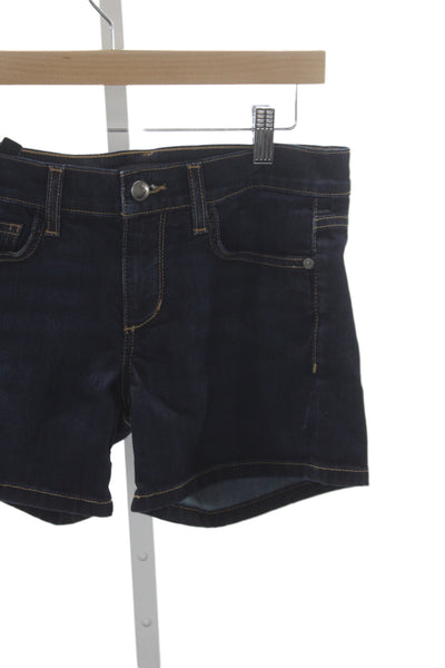 Joes Jeans Womens Cut-Off Shorts Blue Button 65% Cotton Casual Size 26
