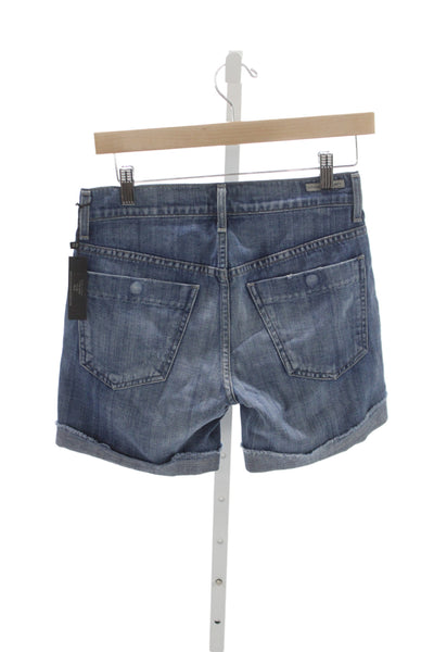 Citizens of Humanity Womens Cut-Off Cotton Shorts Blue Size 22