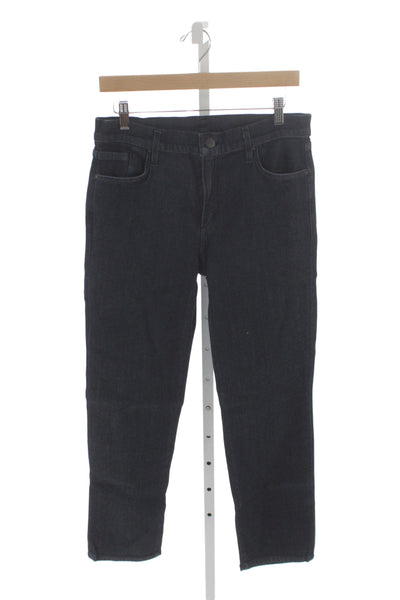 Gold Sign Womens Black Straight Jeans Cotton Mid Rise Size 29