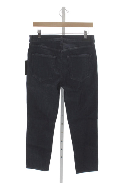 Gold Sign Womens Black Straight Jeans Cotton Mid Rise Size 29