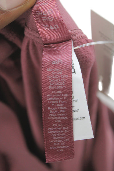 Skims Women Lounge Pants Purple 48% Modal Solid Loungewear Size 3X