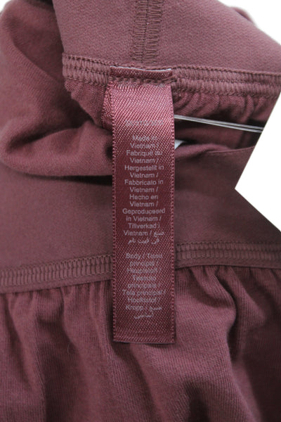 Skims Women Lounge Pants Purple 48% Modal Solid Loungewear Size 3X