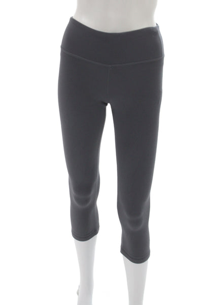 Lululemon Womens Capri Leggings Black Athleisure Size 4