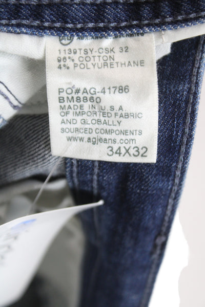AG Adriano Goldschmied Mens Skinny Blue Jeans Size 34