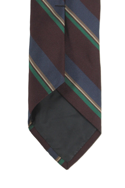 J. Mclaughlin Mens Silk Blend Striped Classic Necktie Multi Colored