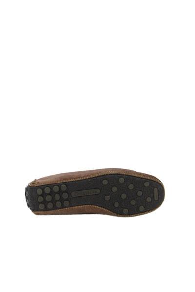 Cole Haan Mens Leather Slide On Casual Loafers Brown Size 9 D