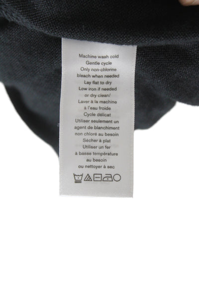Rag & Bone Women Pullover Sweater Black Mock Neck Long Sleeve Size L