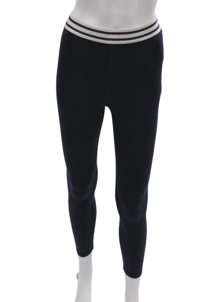 Splits59 Women Blue Ankle Leggings Polyester Athleisure Size S