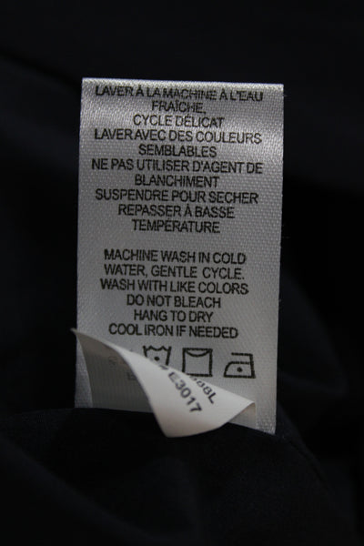Renuar Women Black Anorak Drawstring Polyester Long Sleeve Casual Size XL