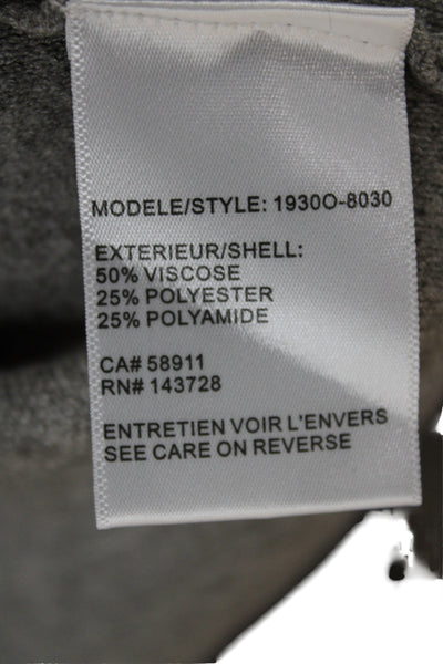 Tribal Women Gray Collar Button Long Sleeve Viscose Blend Basic Jacket Size 2XL