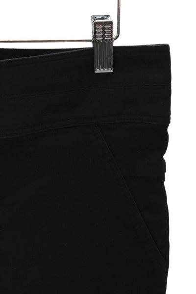 Veronica Beard Womens Dress Pants Black Mid Rise Button Size 6