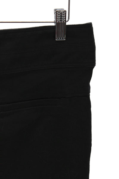 Veronica Beard Womens Dress Pants Black Mid Rise Button Size 6