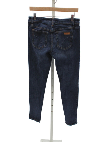 Joes Womens Skinny Blue Cotton Mid Rise Jeans Size 29
