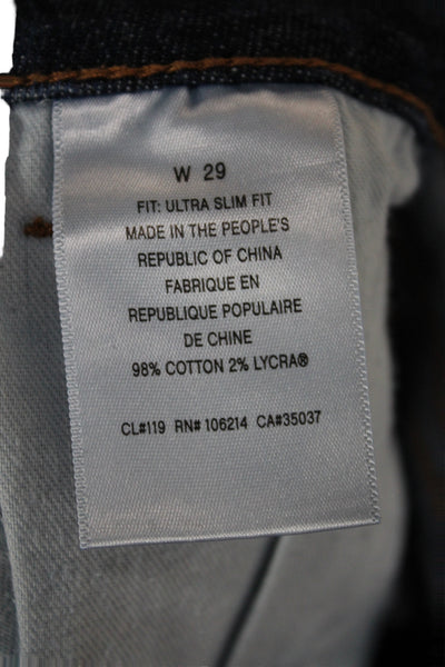 Joes Womens Skinny Blue Cotton Mid Rise Jeans Size 29