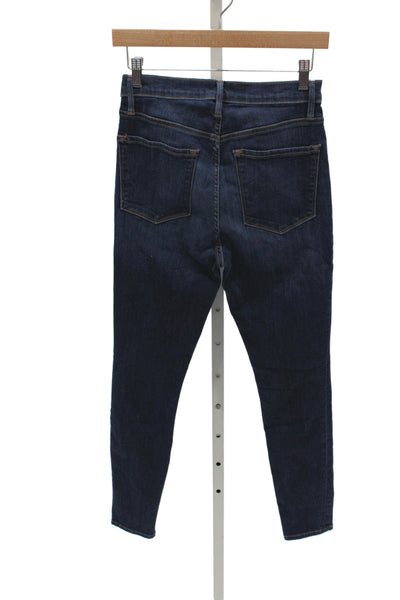 Frame Denim Women Skinny Jeans Blue Mid Rise Inseam 29 Size 27