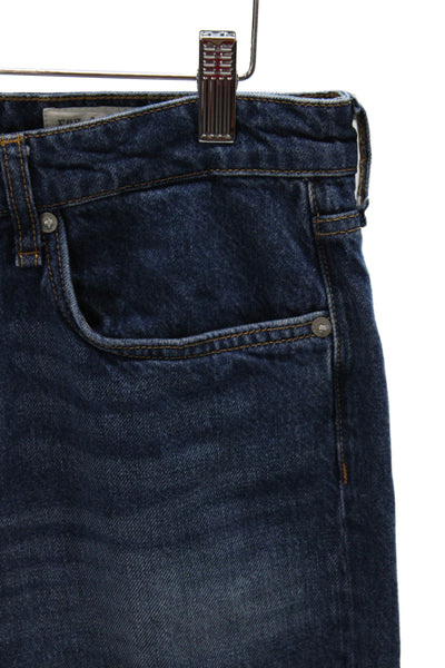 Rag & Bone Womens Straight Jeans Blue High Rise Cotton Size 28
