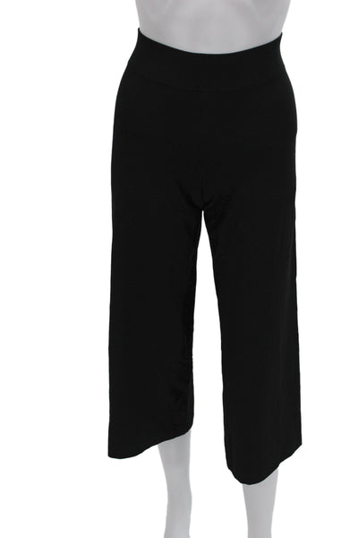 Eileen Fisher Women Petite Cropped Black Pants Size 2XS