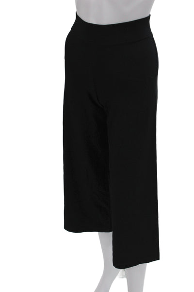 Eileen Fisher Women Petite Cropped Black Pants Size 2XS