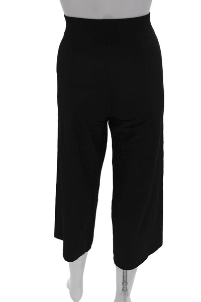 Eileen Fisher Women Petite Cropped Black Pants Size 2XS