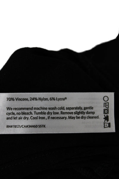 Eileen Fisher Women Petite Cropped Black Pants Size 2XS