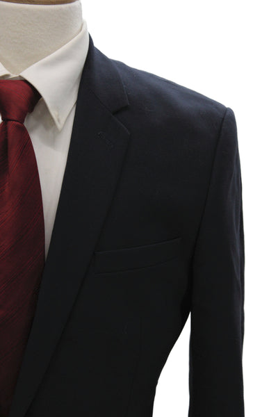 Sandro Paris Mens Black Wool Blazer Button Closure Size 52