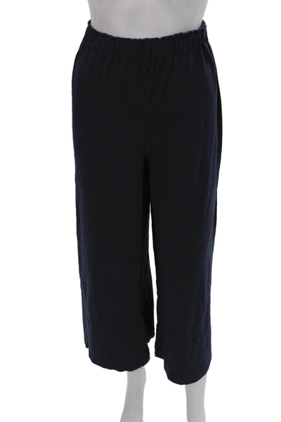Sundry Womens Cropped Blue Pull On Pants 95% Cotton Size 2