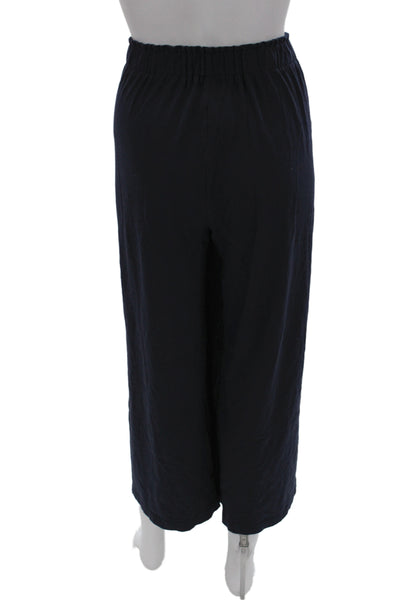 Sundry Womens Cropped Blue Pull On Pants 95% Cotton Size 2