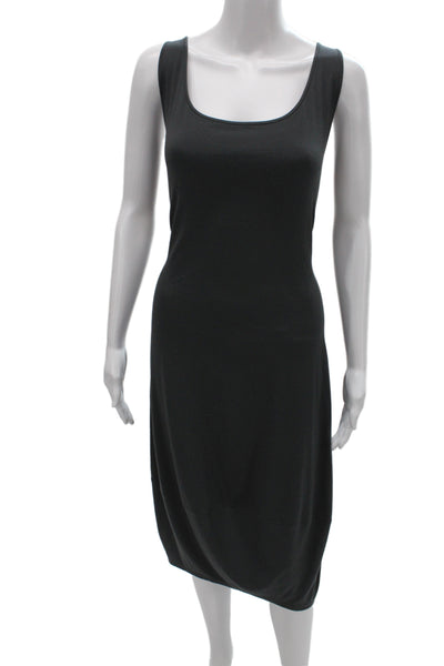 Eileen Fisher Women Black Tank Dress Sleeveless Scoop Neck Size 1X