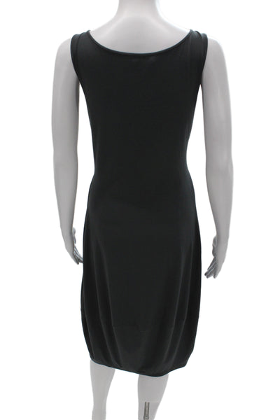 Eileen Fisher Women Black Tank Dress Sleeveless Scoop Neck Size 1X