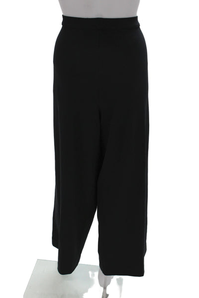 Joan Vass Womens Black Cotton Dress Pants Size 1X