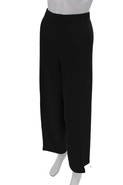 Eileen Fisher Women Dress Pants Black Viscose Plus Size 2X