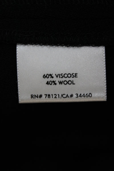 Eileen Fisher Women Dress Pants Black Viscose Plus Size 2X