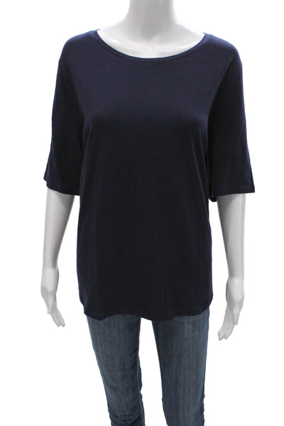 Eileen Fisher Women Basic Scoop Neck Organic Cotton Short Sleeve TShirt Size 2X