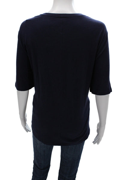 Eileen Fisher Women Basic Scoop Neck Organic Cotton Short Sleeve TShirt Size 2X