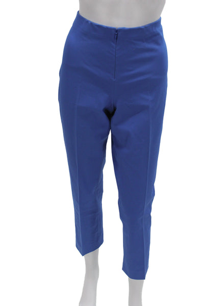 Peace of Cloth Womens Blue Ankle Pants Cotton Zip Size 6