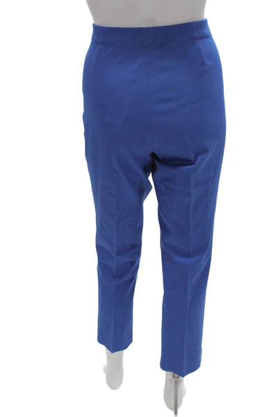 Peace of Cloth Womens Blue Ankle Pants Cotton Zip Size 6