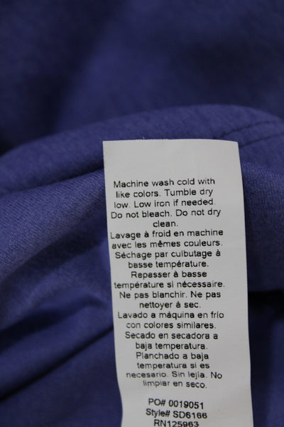 Beyond Yoga Women Bodycon Dress Purple Sleeveless Square Neck Knee Length Size L