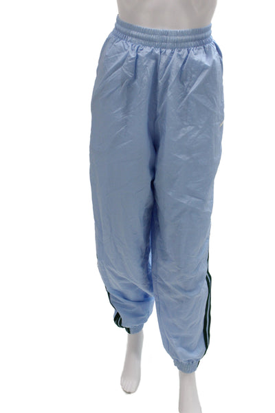 Adidas Women Track Pants Blue Pull On Size M