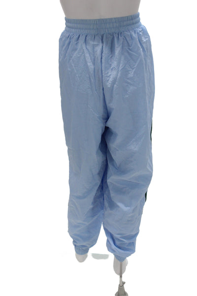 Adidas Women Track Pants Blue Pull On Size M