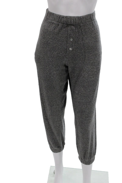 Donni Women Loungewear Outfit Set Gray Flecked Sleeveless Scoop Neck Size L