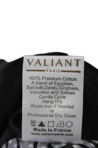 Valiant Mens Military Jacket Black 100% Premium Cotton Size M