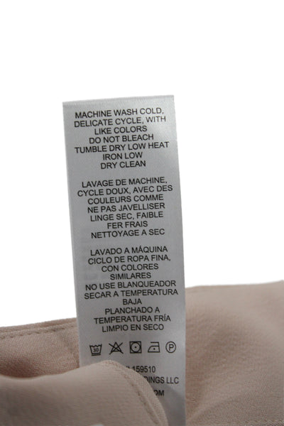 Thakoon Women Beige Trumpet Skirt Zip Knee Length Size 2