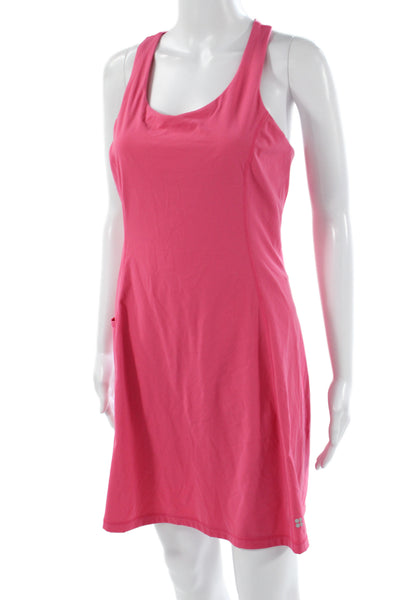 Sweaty Betty Womens Pink Tank Dress Sleeveless Scoop Neck Size M