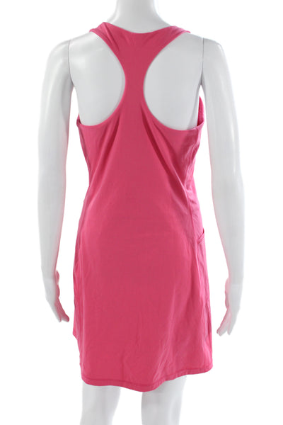Sweaty Betty Womens Pink Tank Dress Sleeveless Scoop Neck Size M