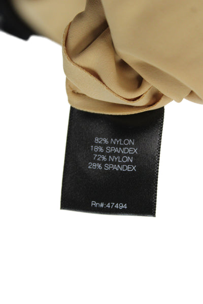 Norma Kamali Women Bodycon One Shoulder Long Dress Beige Size XL