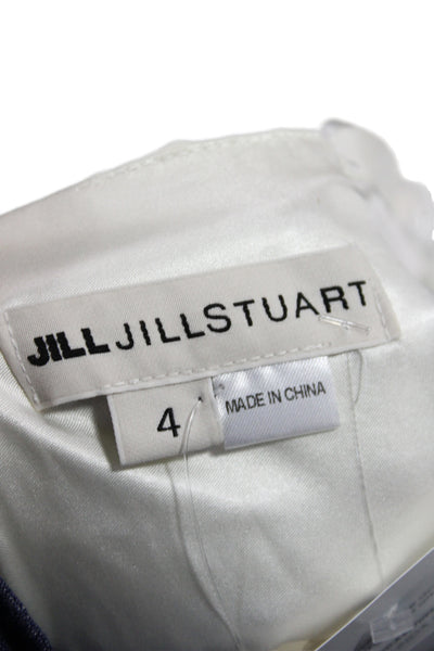 Jill Jill Stuart Women Halter Ivory Jumpsuit Zip Sleeveless Wedding Size 4