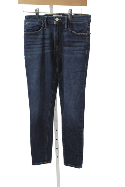Frame Womens Skinny Blue Jeans Cotton Size 29