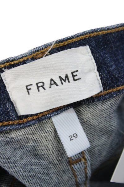 Frame Womens Skinny Blue Jeans Cotton Size 29