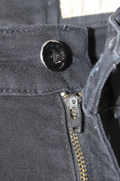 Rag & Bone Womens Skinny Black Cotton Jeans Size 25