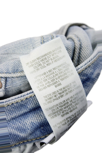 Joes Womens Ankle Jeans Blue Cotton Mid Rise Button Size 29